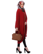 Maroon Kaftan Shrug