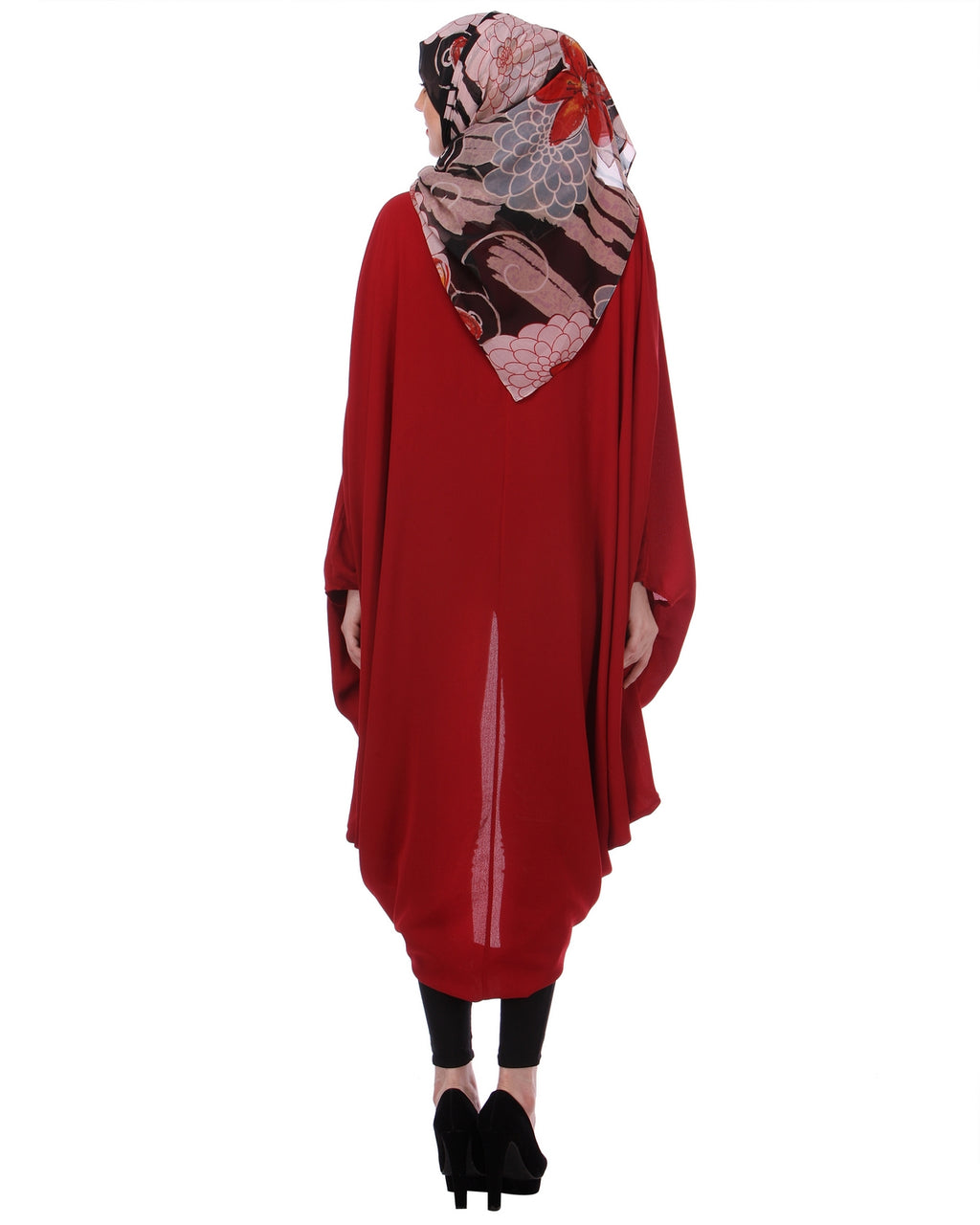 Maroon Kaftan Shrug