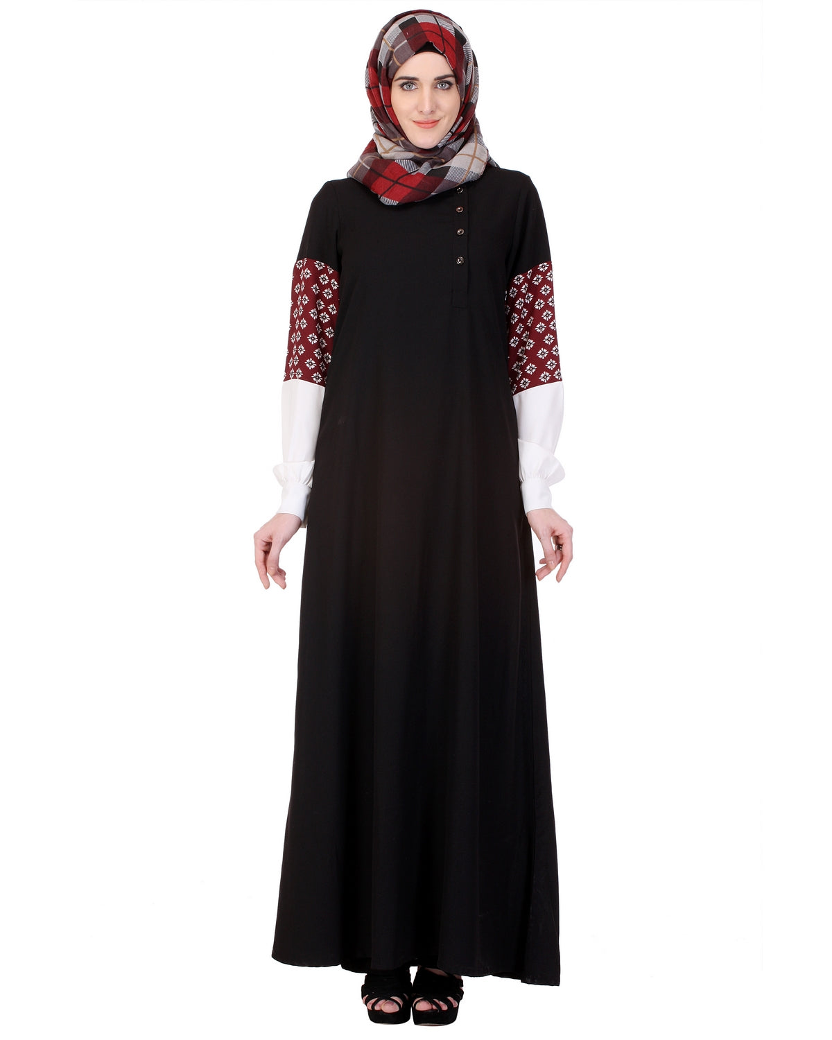 Lace Trim Kaftan