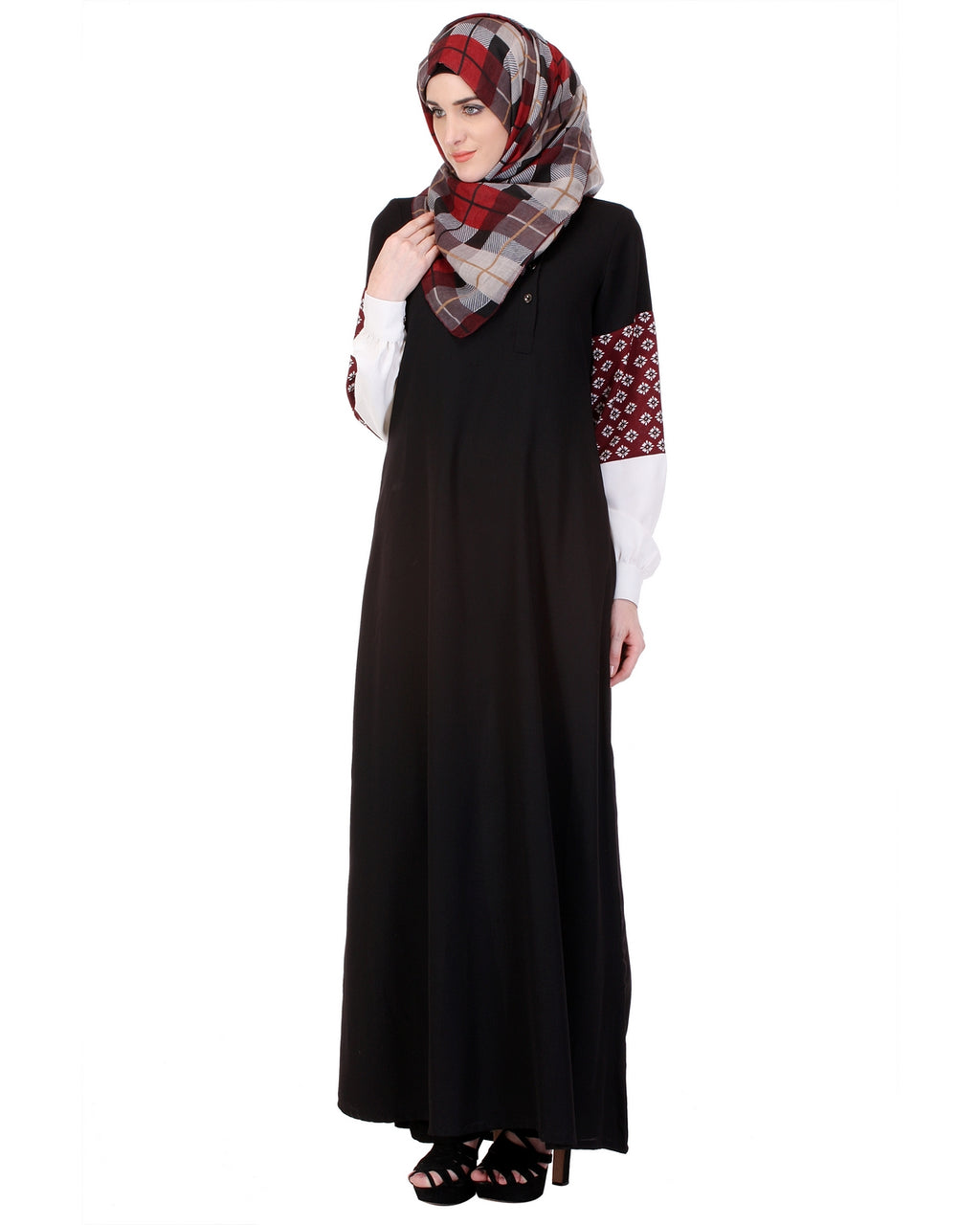 Lace Trim Kaftan