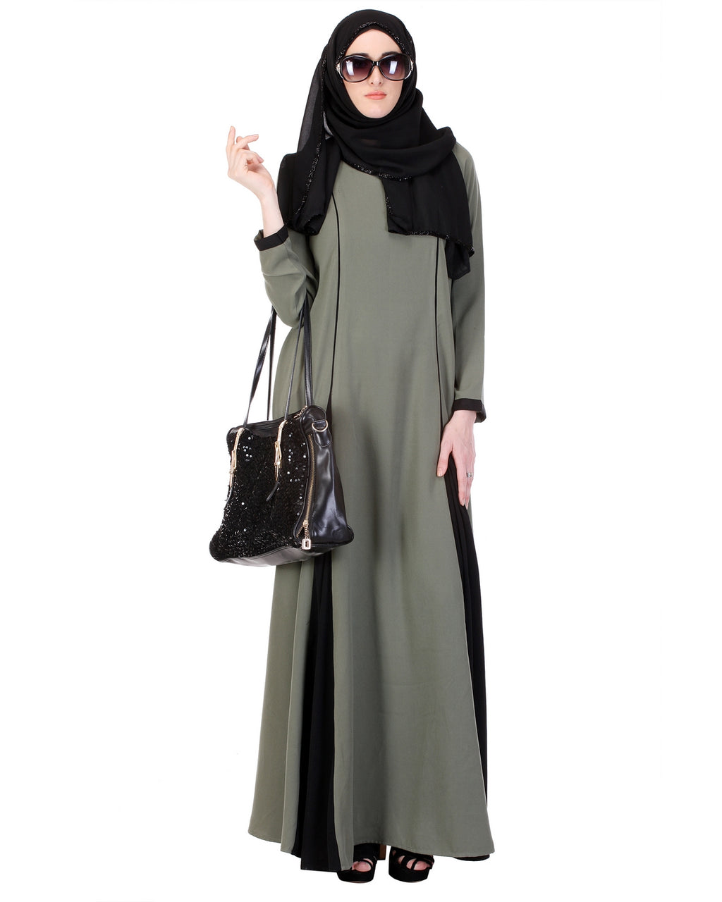Inverted Pleat Frock Abaya