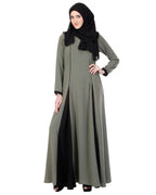Inverted Pleat Frock Abaya