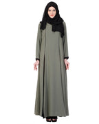 Inverted Pleat Frock Abaya