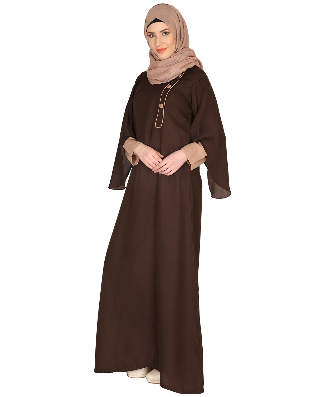 Tulip Sleeved Side Open Abaya