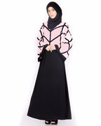Being Muslims Pink and Black Abaya