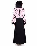 Being Muslims Pink and Black Abaya