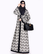 Double Layer Laced Abaya
