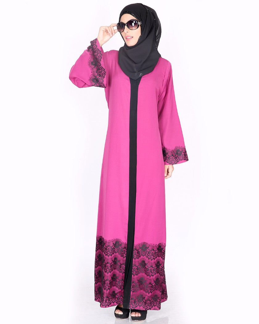Iconic Laced Abaya