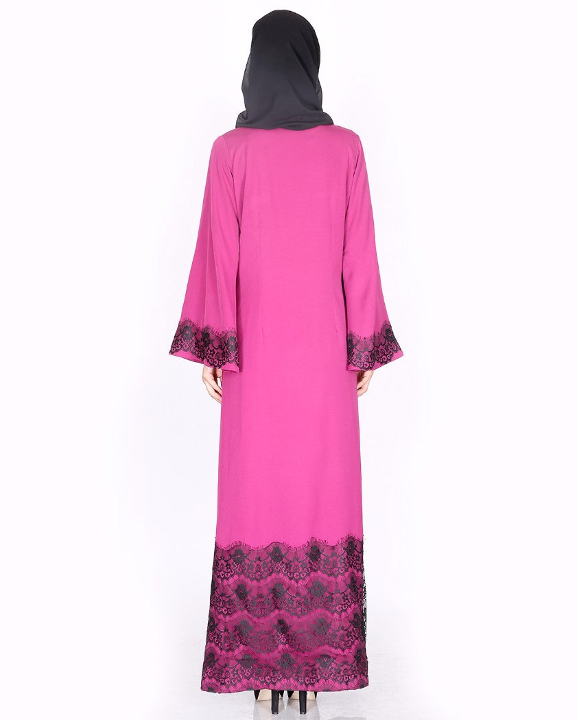 Iconic Laced Abaya