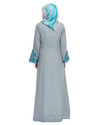 Sophisticated Abaya With Thread Embroidery