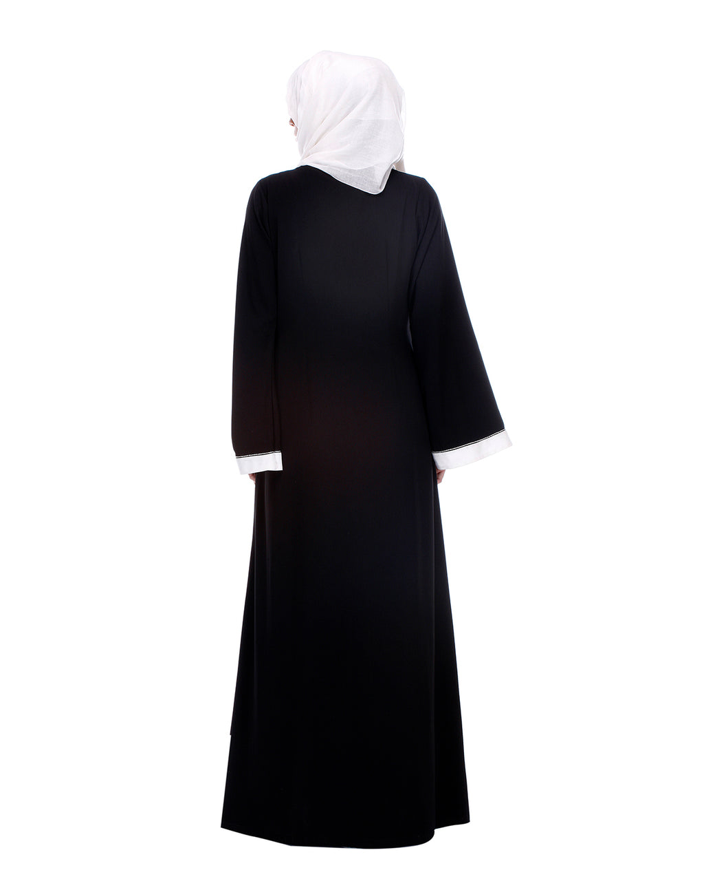 Abaya With Applique Embroidery