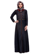 Black Denim Abaya