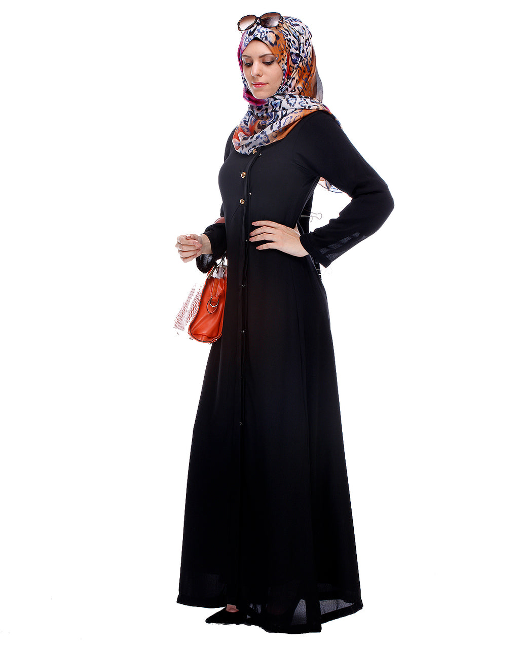 Minimal Black Abaya