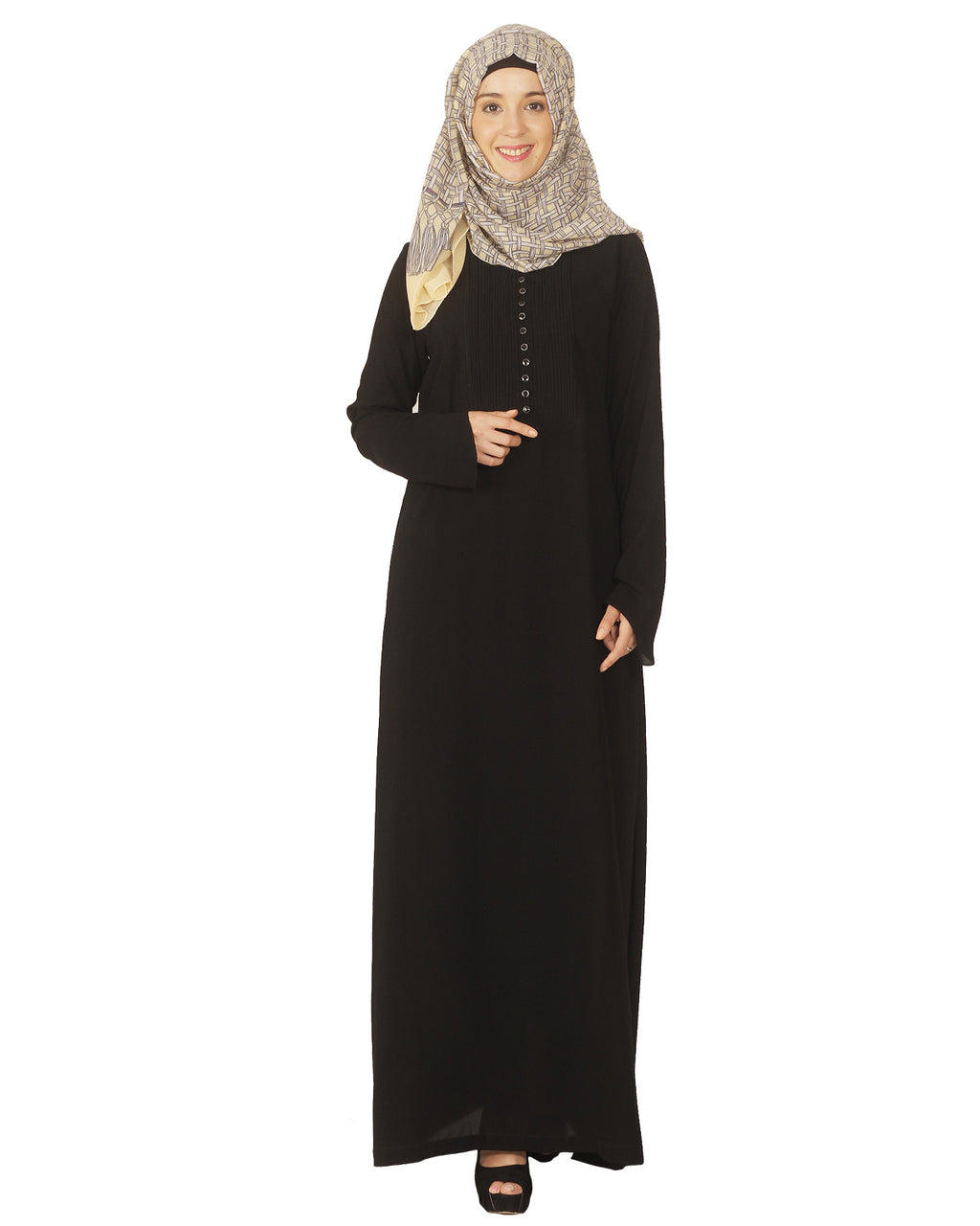 Pintuck Abaya