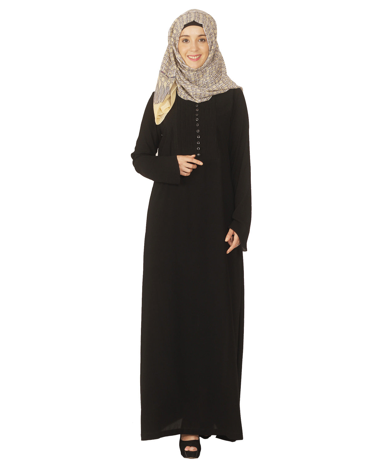 Pintuck Abaya