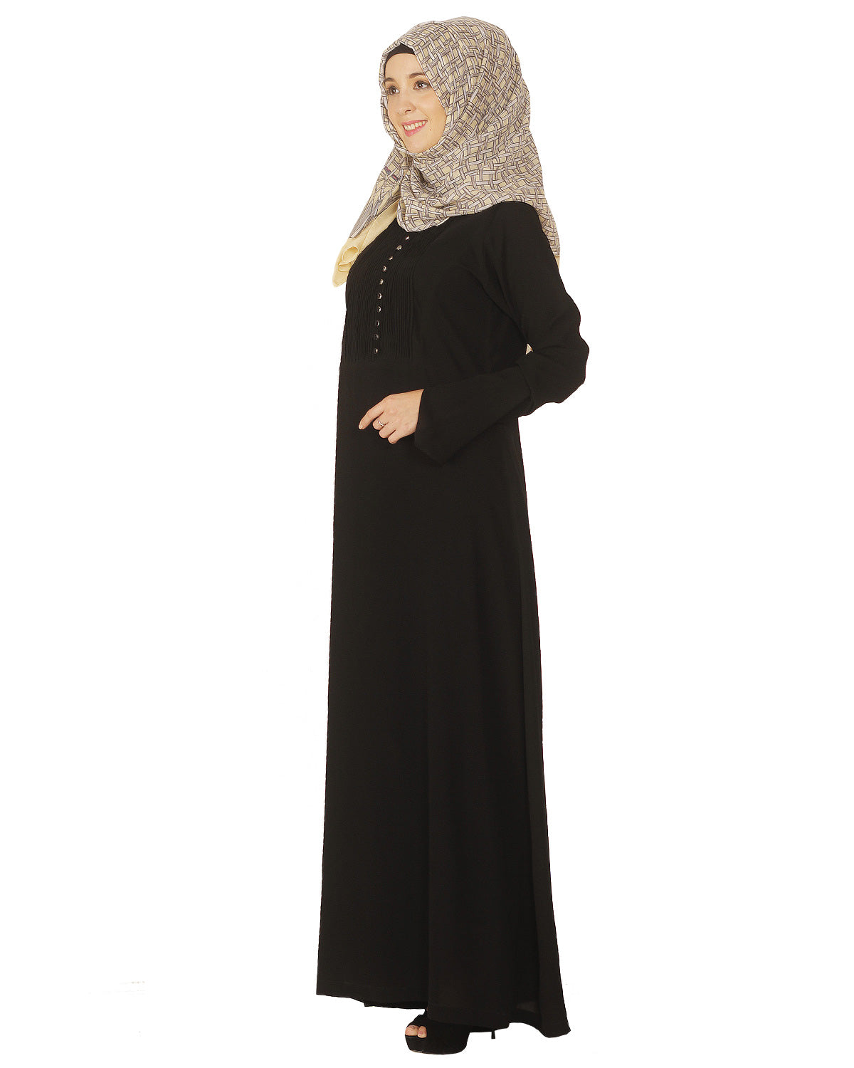 Pintuck Abaya