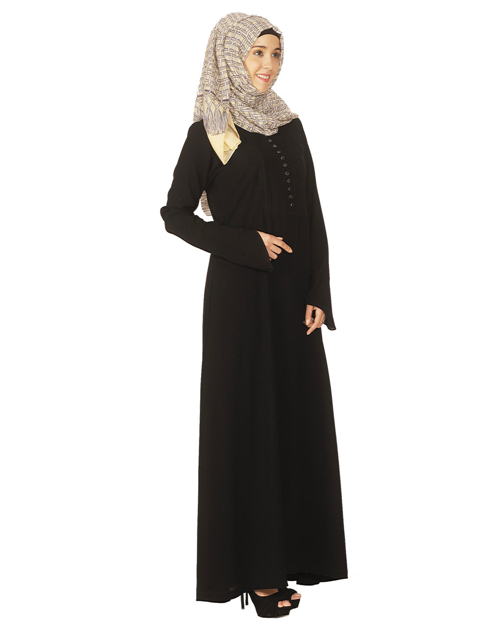 Pintuck Abaya