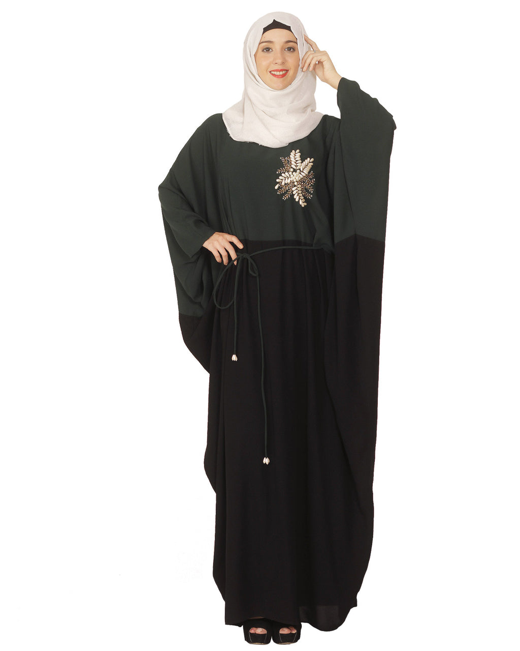 Pearl Embroidered Kaftan