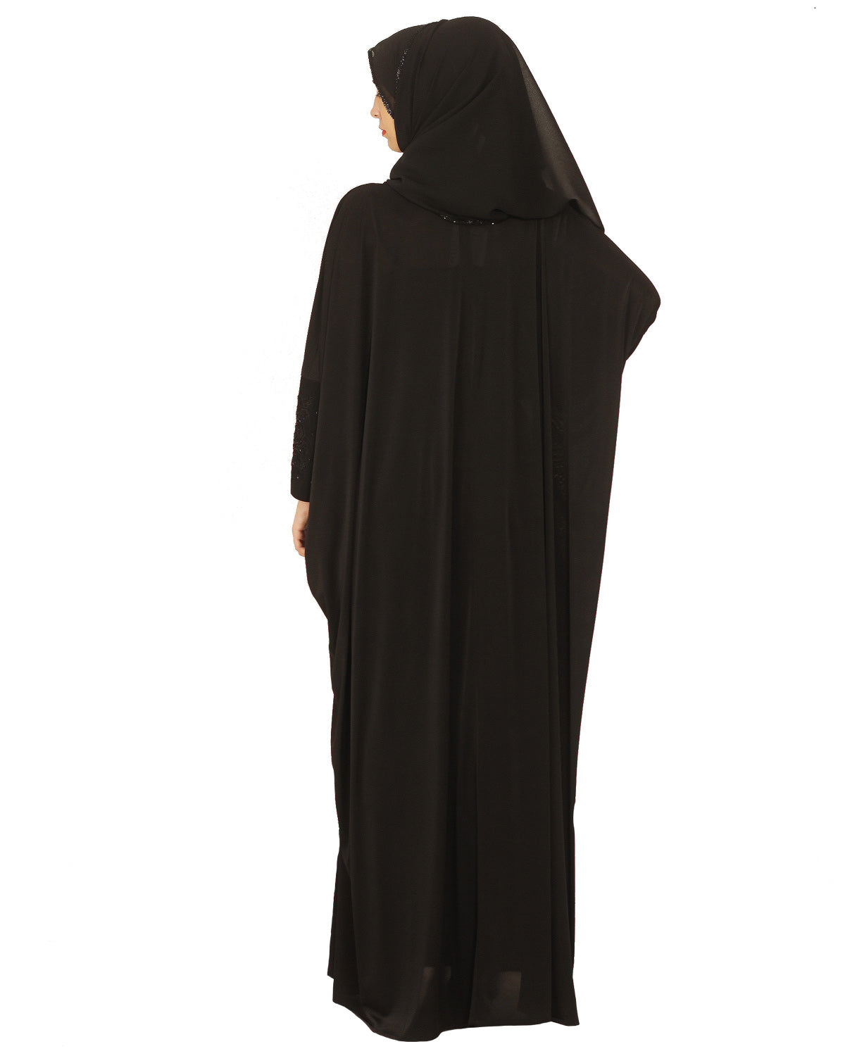 Black Kaftan wth Katdana Embroidery