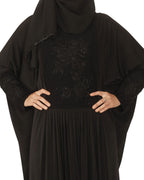 Black Kaftan wth Katdana Embroidery