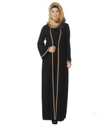 Jacket Style Closed Abaya