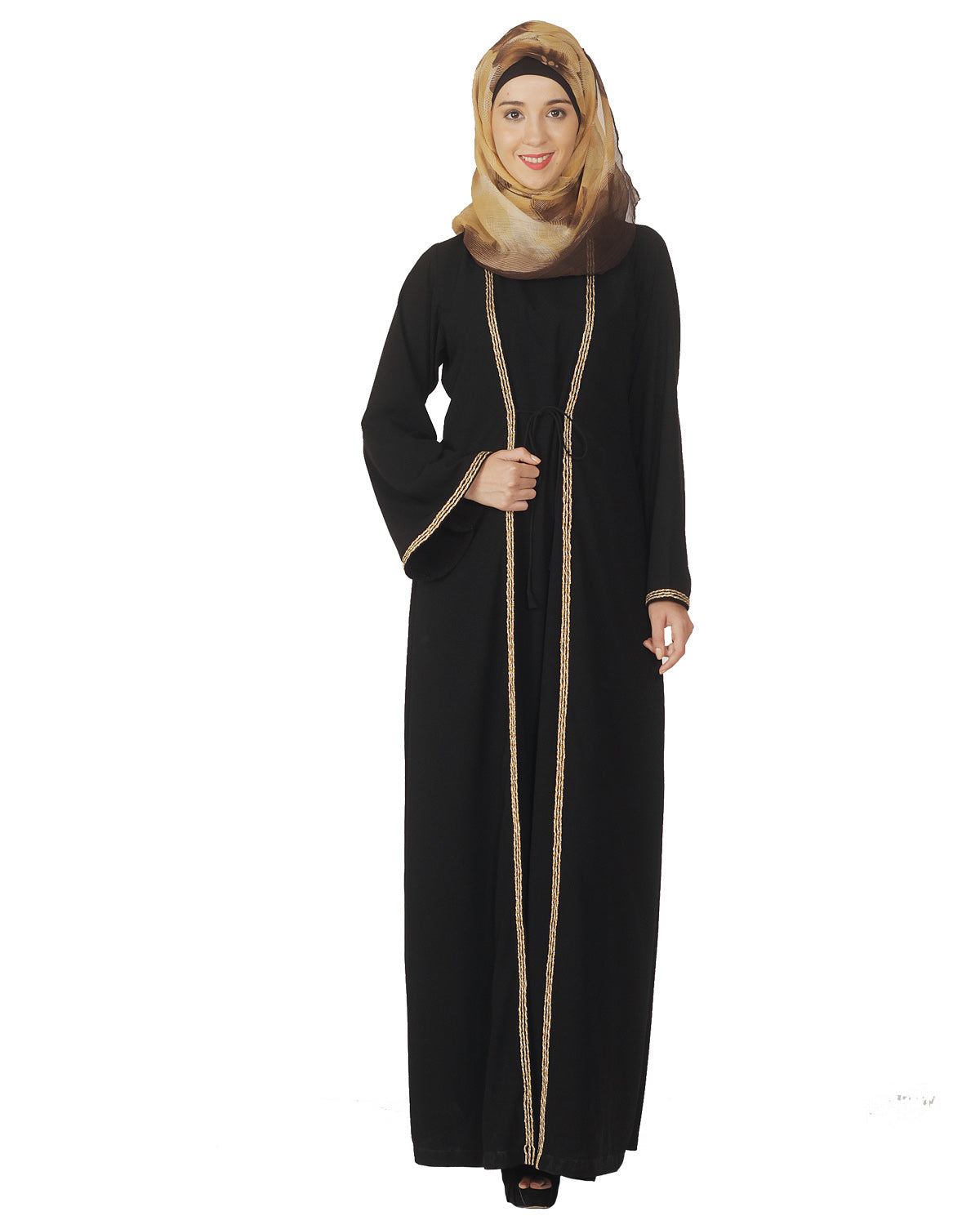 Jacket Style Closed Abaya