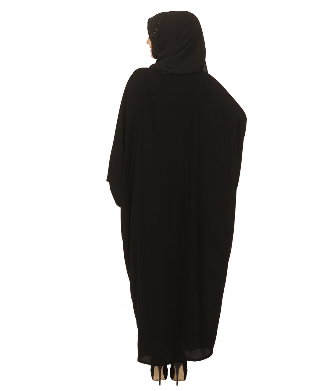 Black Embroidered Kaftan