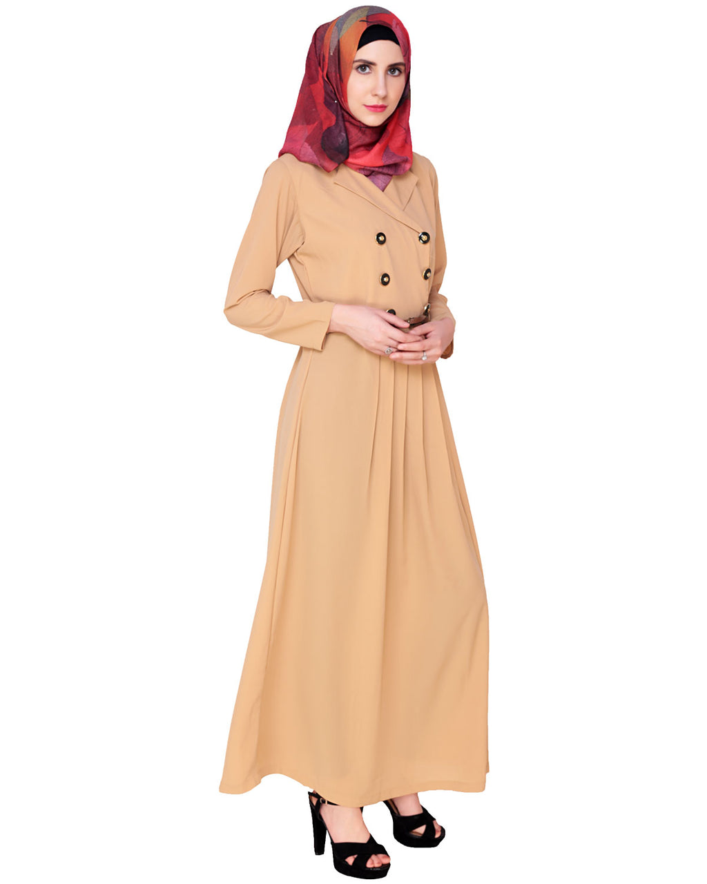 Fawn Coat Style Abaya