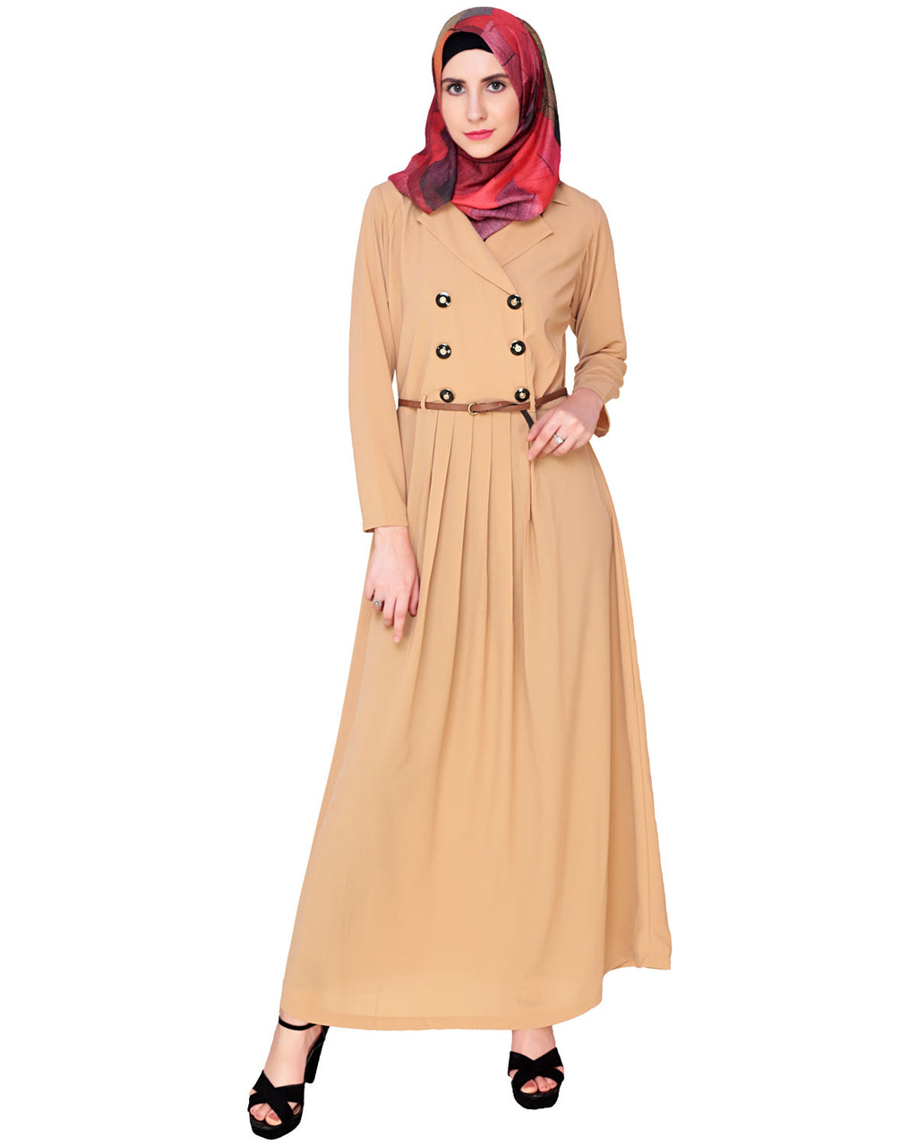 Fawn Coat Style Abaya