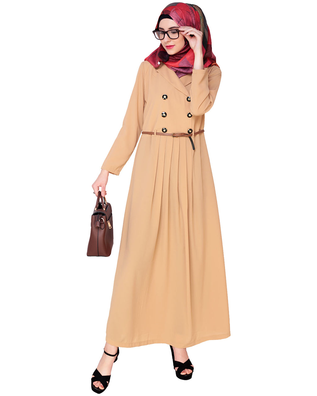 Fawn Coat Style Abaya