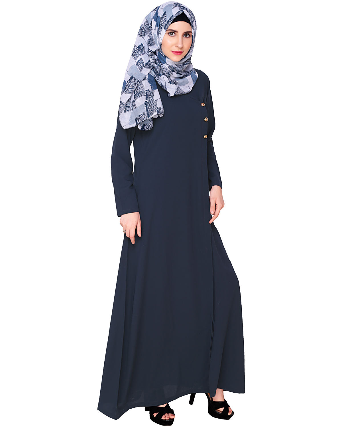 Minimal Black Abaya