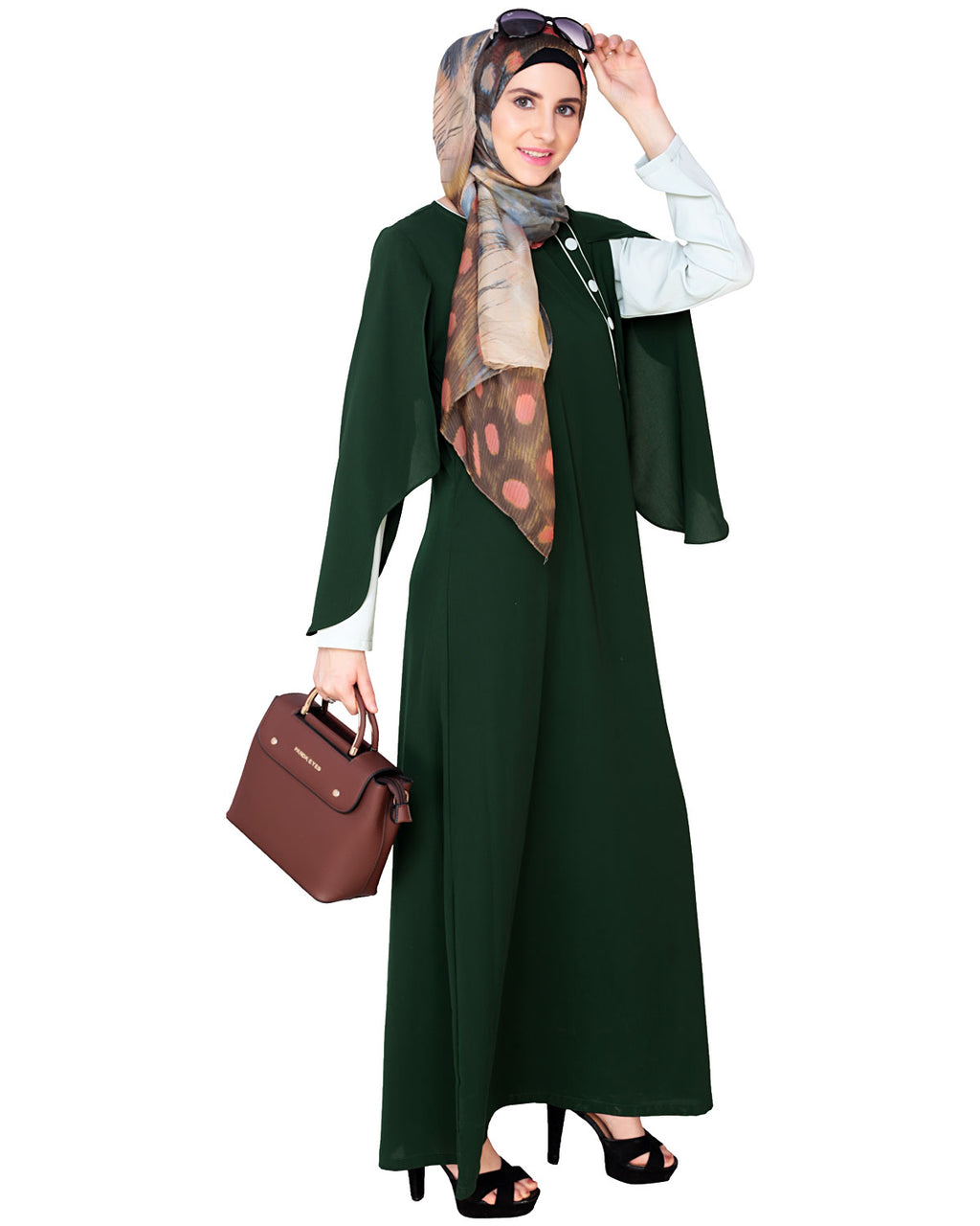 Tulip Sleeved Side Open Abaya