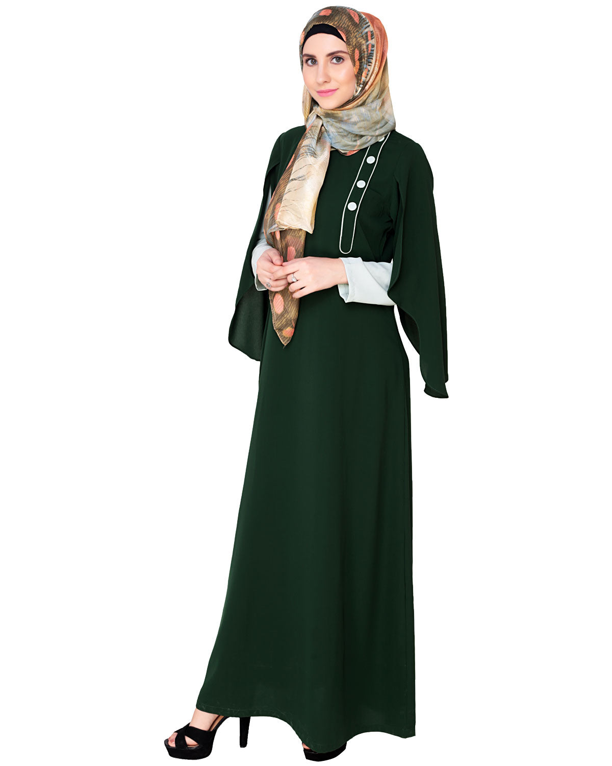 Tulip Sleeved Side Open Abaya