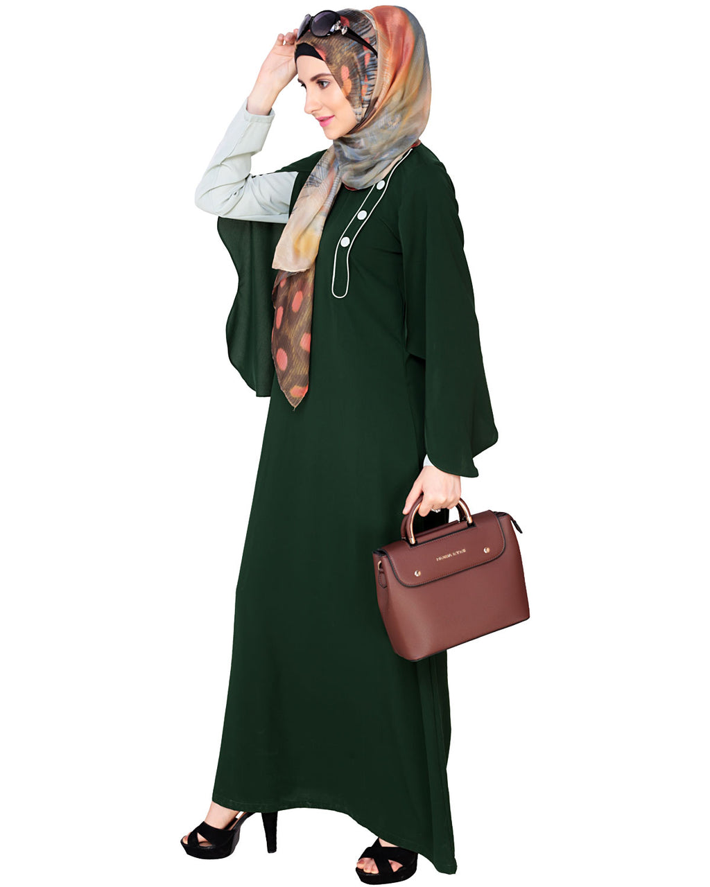 Tulip Sleeved Side Open Abaya