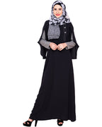 Tulip Sleeved Side Open Abaya