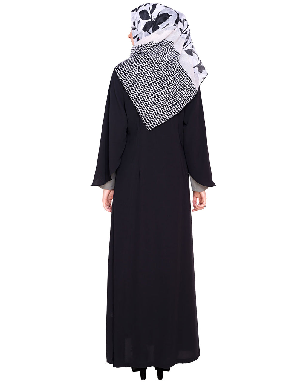 Tulip Sleeved Side Open Abaya