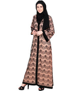Double Layer Laced Abaya