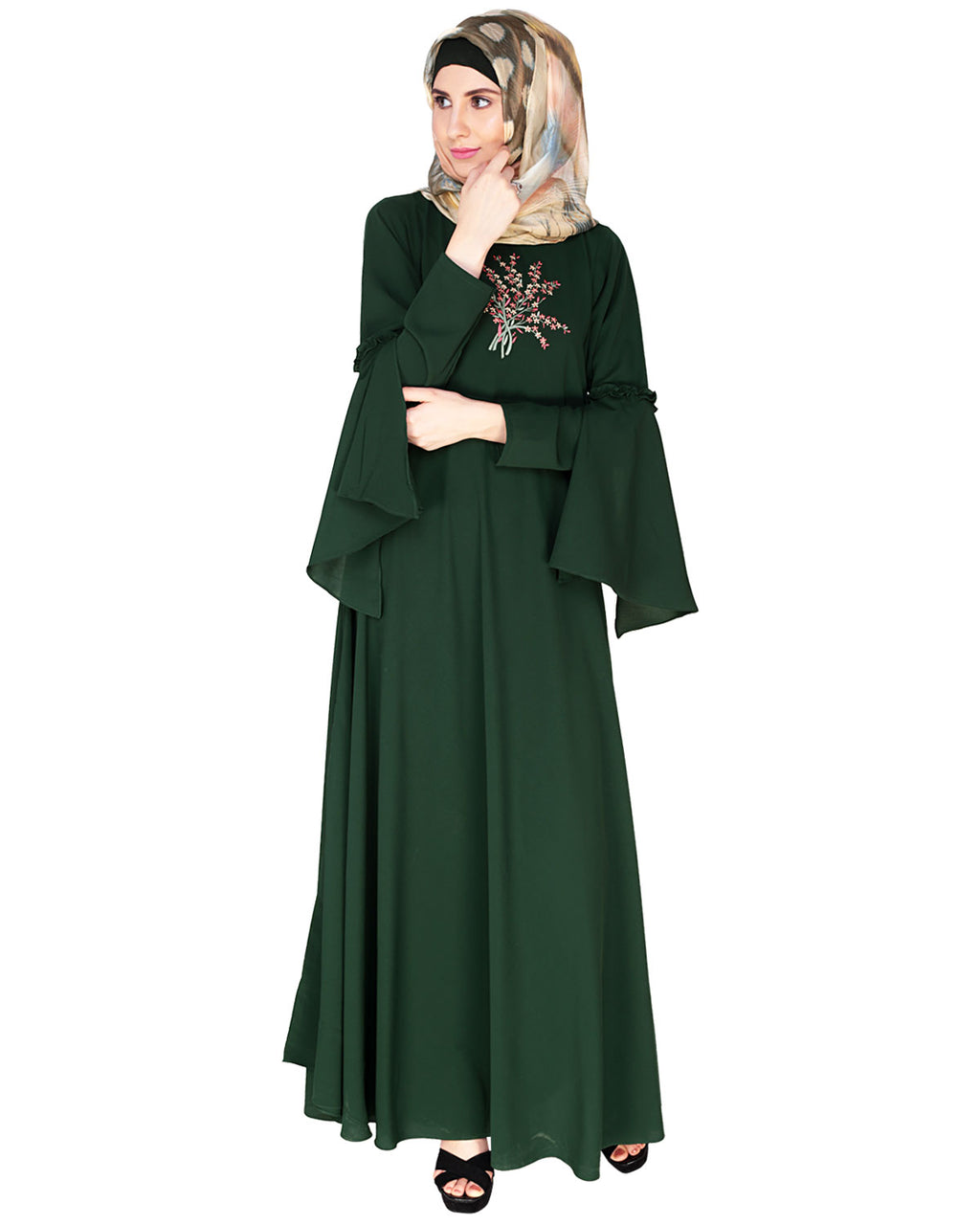 Crew Collar Abaya