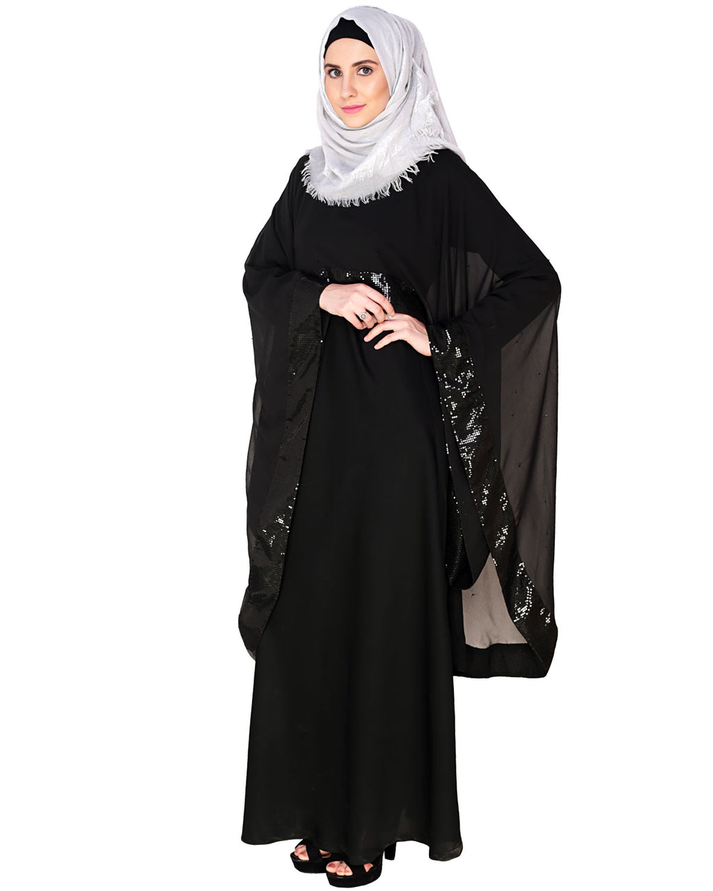 Black Cape Abaya