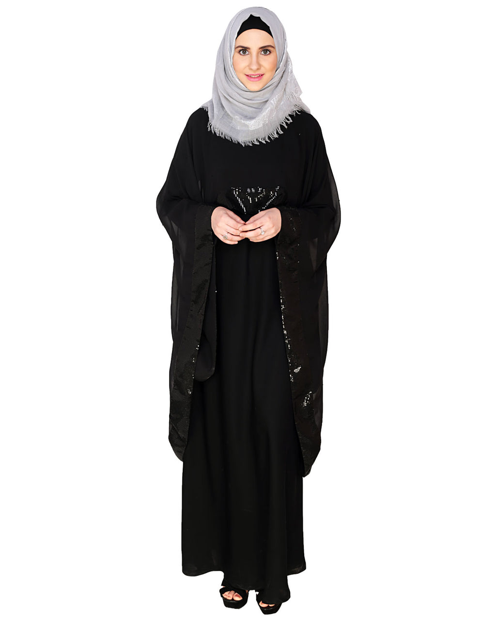 Black Cape Abaya