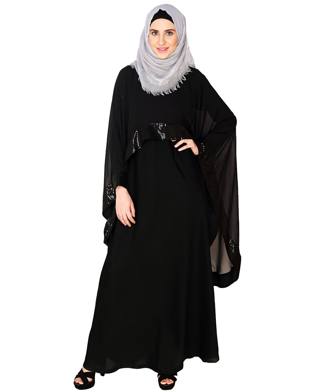 Black Cape Abaya