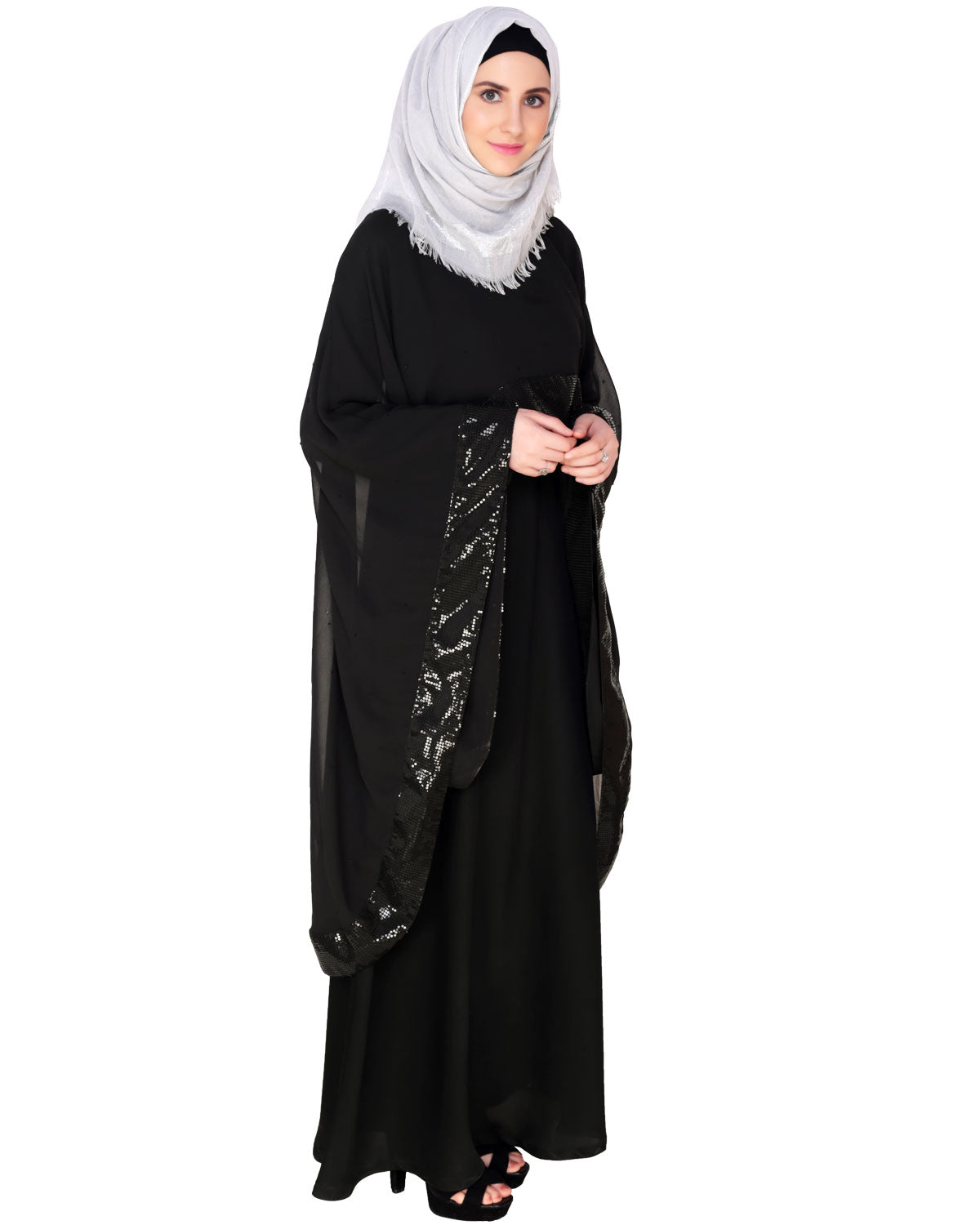 Black Cape Abaya