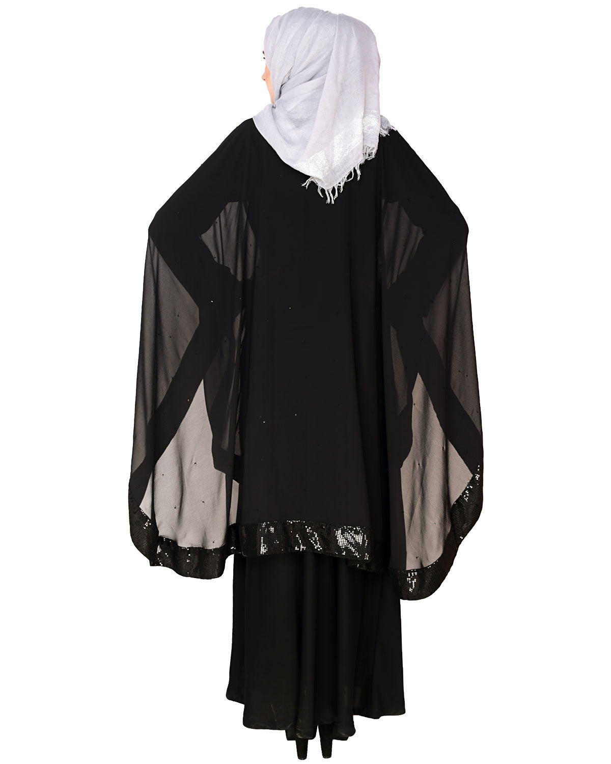Black Cape Abaya