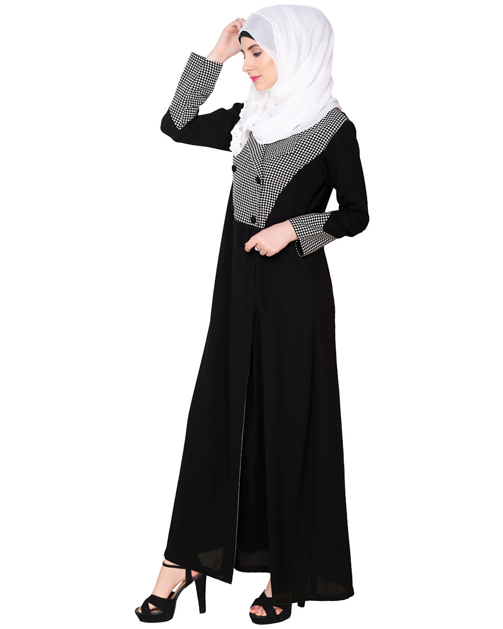 Classic Black Coat Abaya