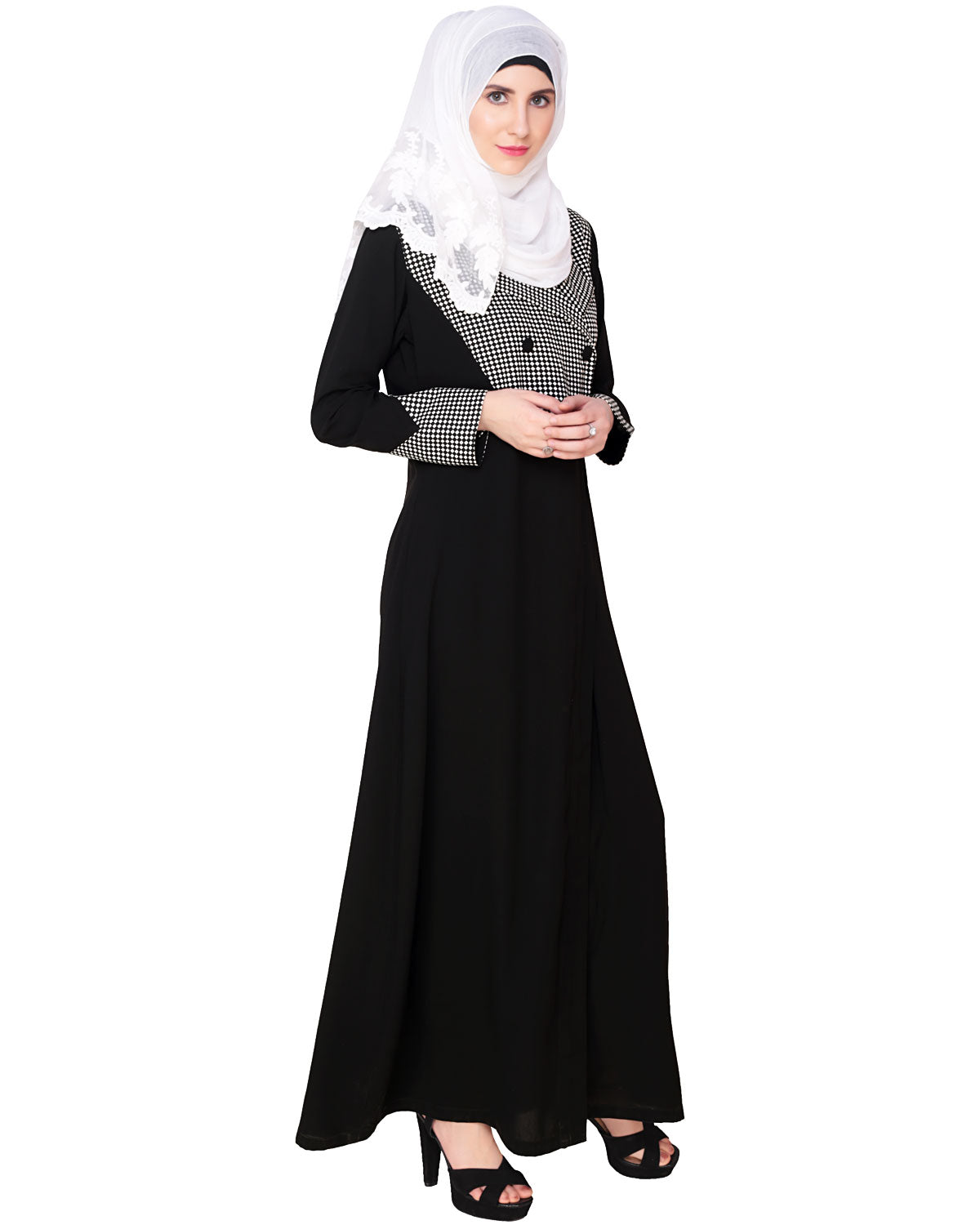 Classic Black Coat Abaya