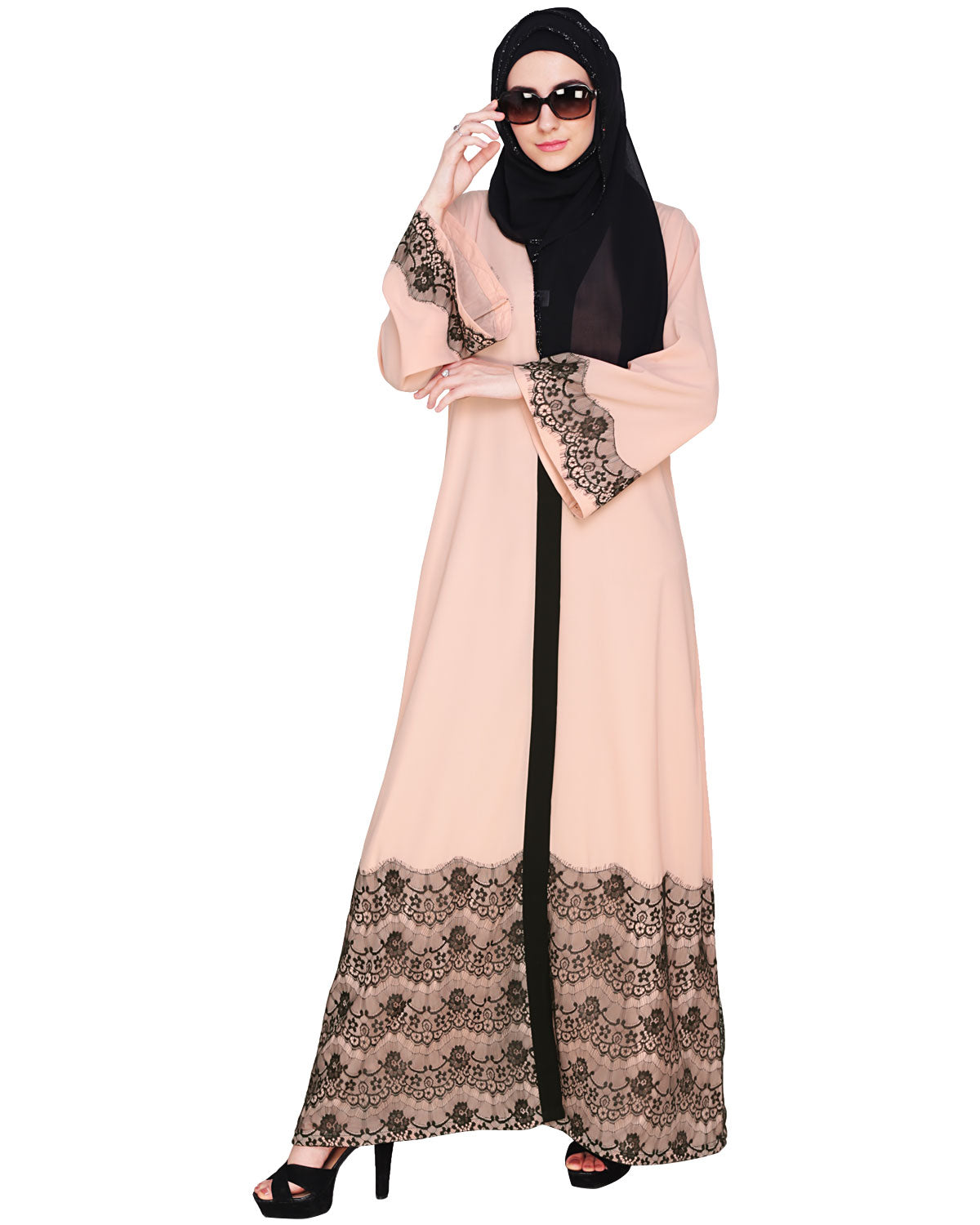 Iconic Laced Abaya