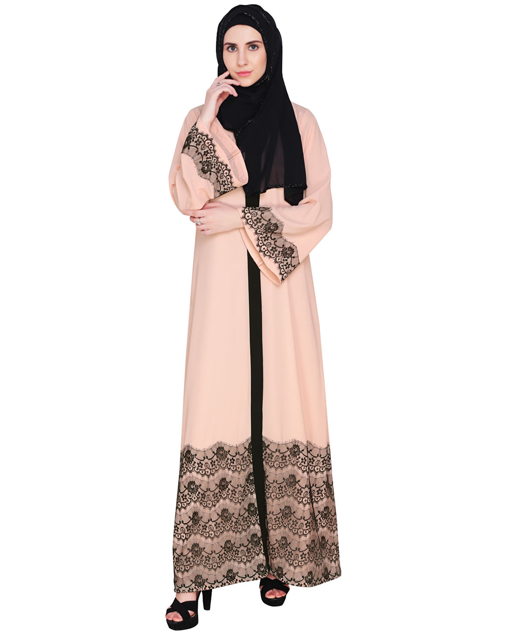 Iconic Laced Abaya