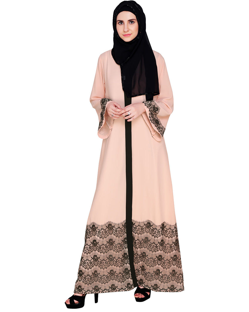 Iconic Laced Abaya
