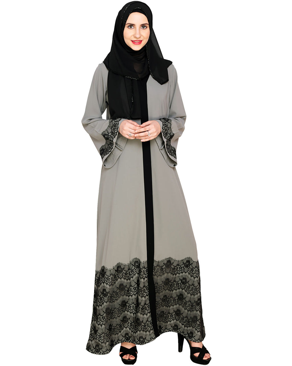 Iconic Laced Abaya