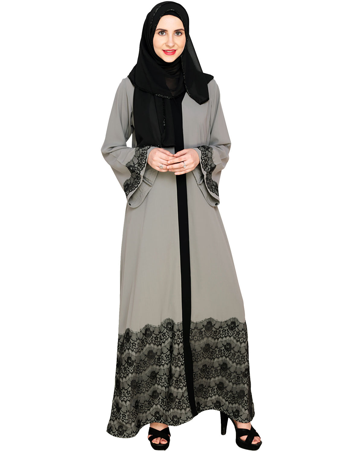 Iconic Laced Abaya